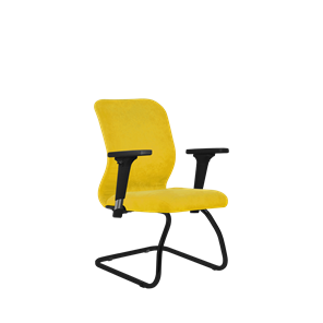 Офисное кресло SU-Mr-4/подл.200/осн.008 желтый в Бузулуке