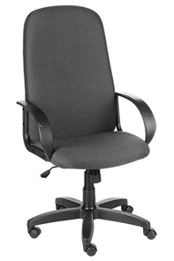 Кресло компьютерное ДамОфис Амбасадор JP15/1 серый ромбик в Орске