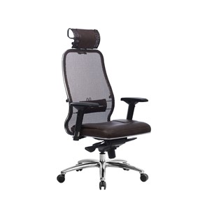Кресло офисное Samurai SL-3.04, темно-коричневый в Орске