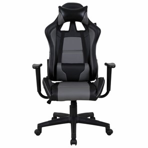 Компьютерное кресло Brabix GT Racer GM-100 (две подушки, экокожа, черное/серое) 531926 в Орске