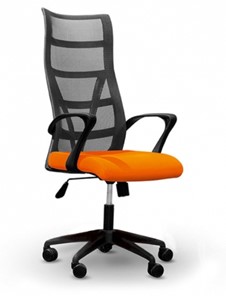 Офисное кресло 5600, оранж/черное в Орске