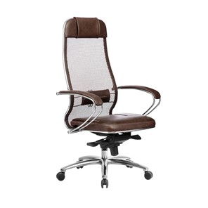 Кресло офисное Samurai SL-1.04, темно-коричневый в Орске