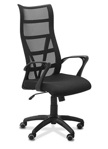 Кресло офисное ДамОфис 5600, черное в Бузулуке