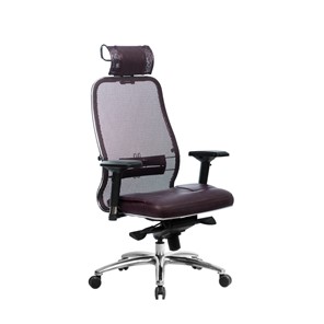Офисное кресло Метта Samurai SL-3.04, темно-бордовый в Орске