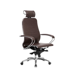 Кресло офисное Samurai K-2.04 темно-коричневый в Орске