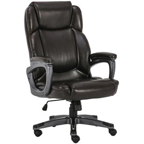 Кресло компьютерное Brabix Premium Favorite EX-577 (пружинный блок, рециклир. кожа, коричневое) 531936 в Бузулуке