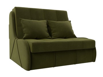 Прямой диван Риттэр 100, Зеленый (Микровельвет) в Орске