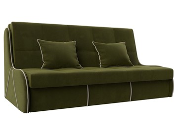 Прямой диван Риттэр 160, Зеленый/Бежевый (Микровельвет) в Орске