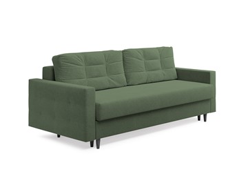 Прямой диван Sсandy, ножки Венге, Рогожка зеленый в Бузулуке