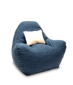 Кресло-мешок Эдем, рогожка орион, синий в Бузулуке