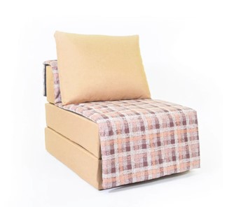Бескаркасное кресло-кровать Харви, песочный-квадро беж в Оренбурге