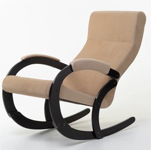 Кресло-качалка в гостиную Корсика, ткань Amigo Beige 34-Т-AB в Орске
