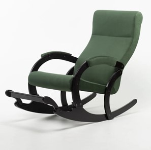 Кресло-качалка в гостиную Марсель, ткань Amigo Green 33-Т-AG в Орске