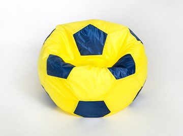 Кресло-мешок Мяч малый, желто-синий в Орске