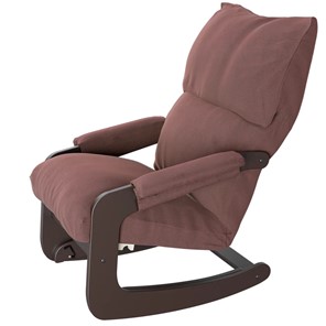 Кресло Трансформер Амадео ВСК №81 (каркас венге, сиденье коричнево-розовое) в Орске