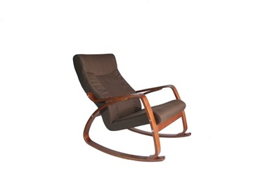 Кресло-качалка Женева, ткань шоколад в Орске