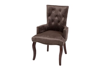 Кресло Виктория (коричневый бархат/темный тон) в Бузулуке