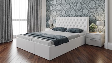 Кровать 2-спальная Скарлет (Белая) в Орске