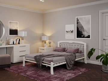 Кровать спальная Муза 4 Лайт, 1600, белый в Бузулуке