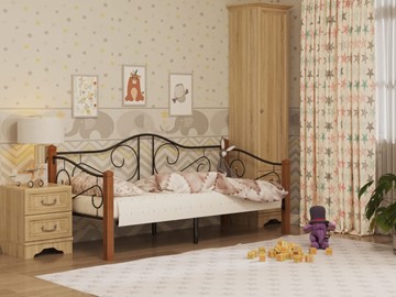 Детская кровать Гарда 7, 90х200, черная в Бузулуке