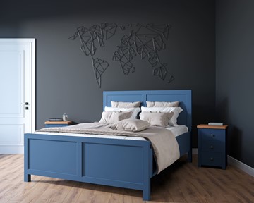 Кровать в спальню Jules Verne, (JV16ETGB), синий в Орске