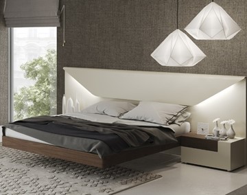 Кровать двуспальная Elena с подсветкой (180x200) в Оренбурге