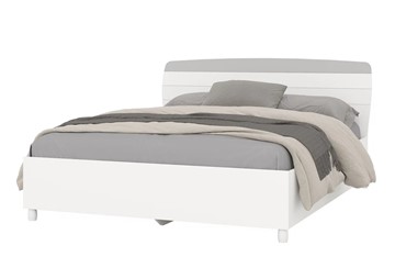 Кровать Милана 1600 (4-22906бел\серый) в Орске