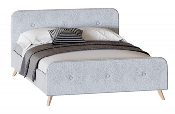 Кровать в спальню Сиерра 1600 (без основания) Аура серый в Орске