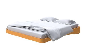 Кровать парящая 180х200, Велюр (Scandi Cotton 18 Шафран) в Бузулуке