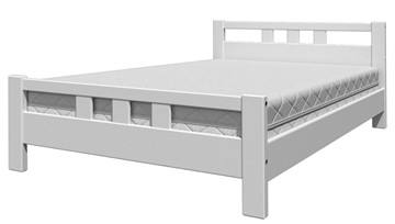 Кровать полуторная Вероника-2 (Белый Античный) 140х200 в Орске
