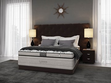 Кровать двуспальная Style/Basement 160х200, Флок (Велсофт Спелая слива) в Бузулуке
