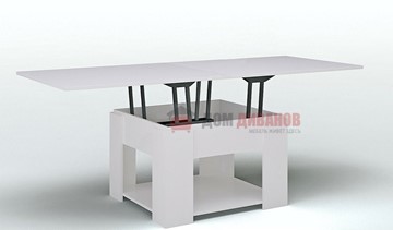 Складной стол-трансформер DetalMaster Модерн, белый глянец в Орске