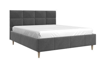 Спальная кровать Ханна 140х200 (Холодный Серый) с основанием в Орске