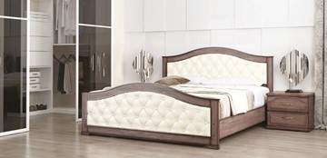 Кровать 2-спальная СВ-Стиль Стиль 1, 160х200, кожзам, с основанием в Бузулуке