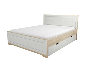 Кровать 2-спальная с ящиками НМ 040.34 Оливия Дуб Сонома в Бузулуке
