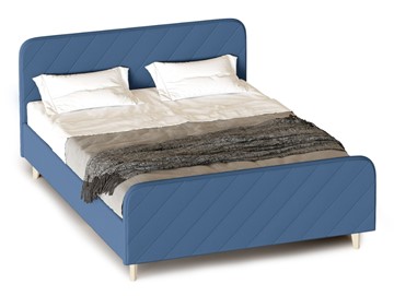 Кровать Мебельград Мелоди 1400 (с основанием) Альба синий в Бузулуке