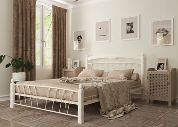 Кровать Муза 1, 1400, белый в Оренбурге