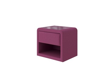 Тумбочка Cube 52х41, Рогожка (Savana Berry (фиолетовый)) в Орске