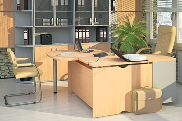 Комплект офисной мебели Милан для руководителя отдела в Оренбурге