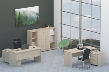 Мебель для персонала Twin для 2 сотрудников со шкафом для документов в Оренбурге
