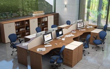 Мебель для персонала IMAGO - рабочее место, шкафы для документов в Орске