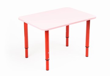Растущий стол Кузя (Розовый,Красный) в Орске