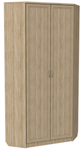 Распашной шкаф 401 угловой со штангой, цвет Дуб Сонома в Орске