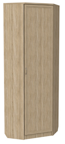 Распашной шкаф 402 угловой со штангой, цвет Дуб Сонома в Орске