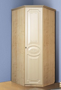 Распашной шкаф угловой Ивушка-5, цвет Дуб беленый в Оренбурге
