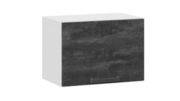 Навесной кухонный шкаф Детройт 1В5Г (Белый/Угольный Камень) в Орске