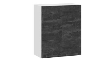 Навесной кухонный шкаф Детройт 1В6 (Белый/Угольный Камень) в Орске