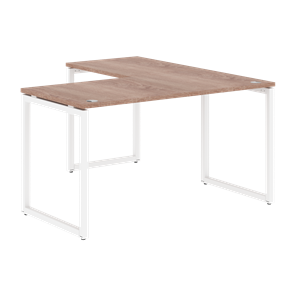 Письменный стол угловой левый XTEN-Q Дуб-сонома- белый XQCT 1415 (L) (1400х1500х750) в Оренбурге