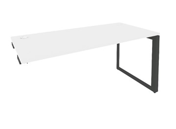 Стол-приставка к тумбе O.MO-SPR-4.8 Антрацит/Белый бриллиант в Орске