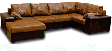 П-образный диван Плаза 405х210 в Орске